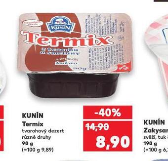 Kaufland Kunín termix nabídka