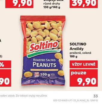 Kaufland Soltino arašídy nabídka