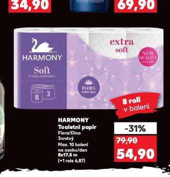 Kaufland Harmony toaletní papír nabídka