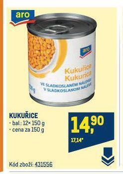 Makro Kukuřice nabídka