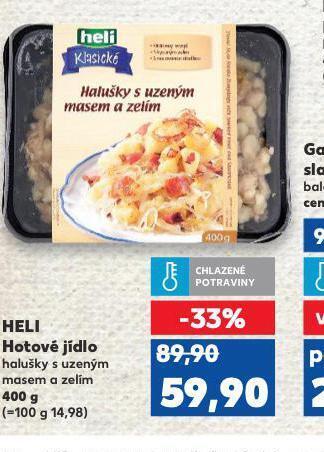 Kaufland Heli hotové jídlo nabídka