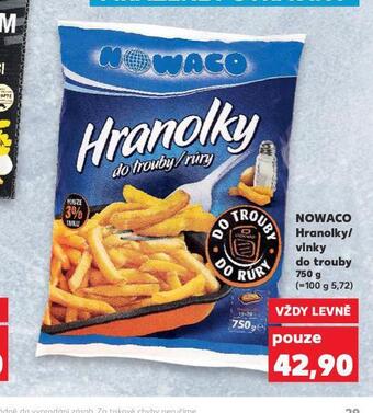 Kaufland Nowaco hranolky / vlnky do trouby nabídka