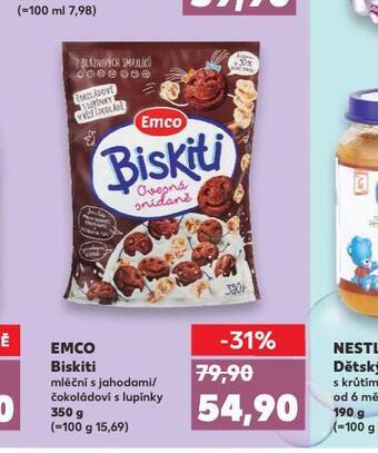Kaufland Emco biskiti nabídka