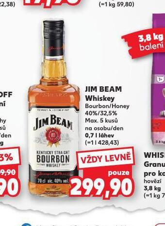 Kaufland Jim beam whiskey nabídka