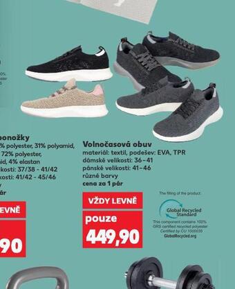 Kaufland Volnočasová obuv nabídka