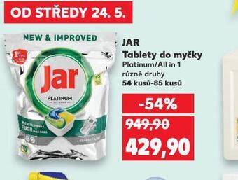 Kaufland Jar tablety do myčky nabídka