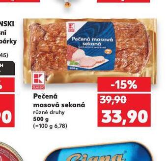 Kaufland Pečená masová sekaná nabídka