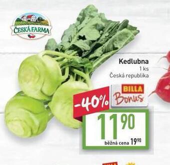 Billa Kedlubna nabídka