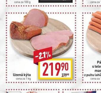 Billa Uzená kýta nabídka