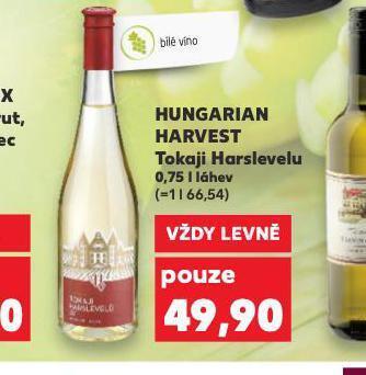 Hungarian harvest tokaji harslevelu