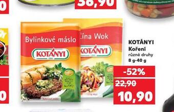 Kaufland Kotányi koření nabídka