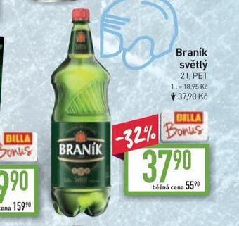 Billa Pivo braník nabídka