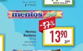 Billa Mentos bonbony nabídka