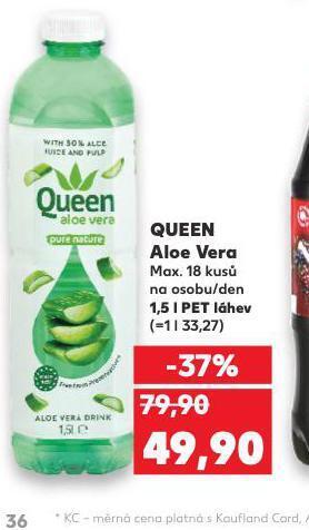Kaufland Queen aloe vera nabídka