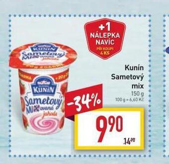 Billa Kunín sametový mix nabídka