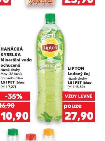 Kaufland Lipton ledový čaj nabídka