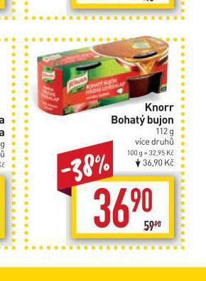 Billa Knorr bohatý bujon nabídka