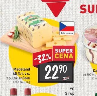 Billa Madeland 45% nabídka