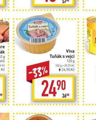 Billa Viva tuňák s vejci nabídka