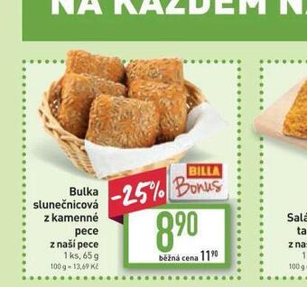 Billa Bulka slunečnicová nabídka