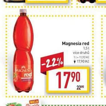 Billa Magnesia red nabídka