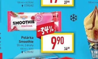 Billa Polárka smoothie nabídka