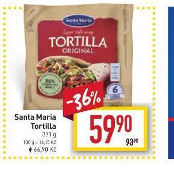 Billa Santa maria tortilla nabídka