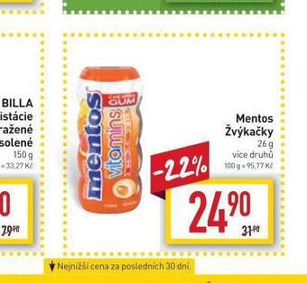Mentos žvýkačky