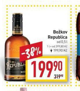 Billa Božkov republica nabídka