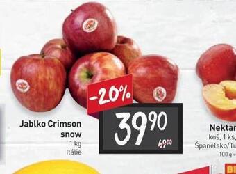 Billa Jablko crimson snow nabídka