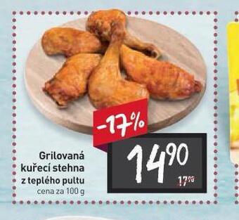Billa Grilovaná kuřecí stehna nabídka