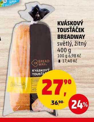 Penny Market Kváskový tousťáček breadway, 400 g nabídka