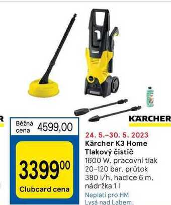 Tesco Kärcher k3 home tlakový čistič 1600 w nabídka