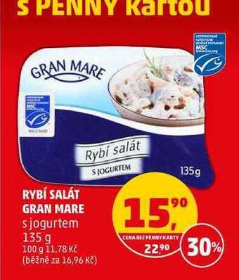 Penny Market Rybí salát gran mare, 135 g nabídka