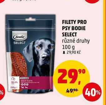 Penny Market Filety pro psy bodie select, 100 g nabídka
