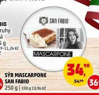 Penny Market Sýr mascarpone san fabio, 250 g nabídka