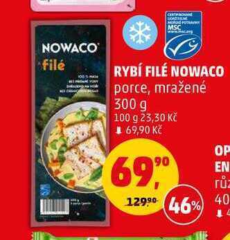 Penny Market Rybí filé nowaco, 300 g nabídka