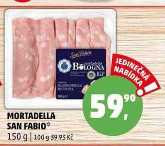 Penny Market Mortadella san fabio, 150 g nabídka