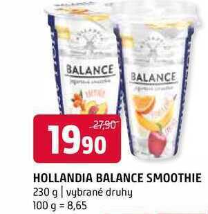 Terno Hollandia balance smoothie 230 g nabídka