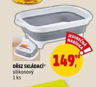 Penny Market Dřez skládací, 1 ks nabídka