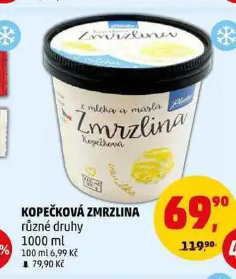 Penny Market Kopečková zmrzlina, 100 ml nabídka