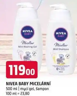 Terno Nivea baby micelární 500 ml nabídka