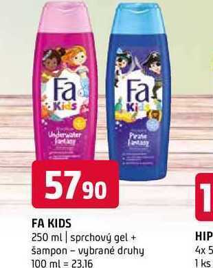 Terno Fa kids 250 ml sprchový gel + šampon nabídka