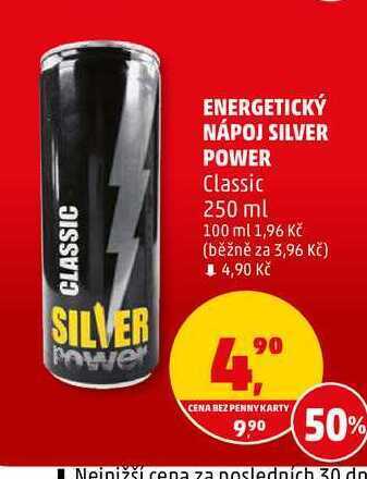 Penny Market Energetický nápoj silver power, 250 ml nabídka