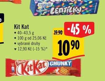 Albert Kit kat 40-43,5 g nabídka