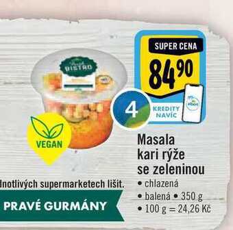Albert Masala kari rýže se zeleninou 350 g nabídka