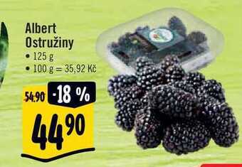 Albert Albert ostružiny • 125 g nabídka