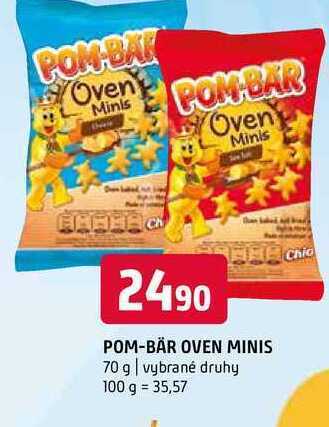 Terno Pom-bär oven minis 70 g nabídka
