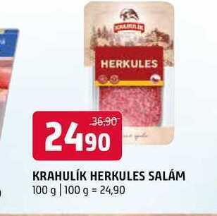 Terno Krahulík herkules salám 100 g nabídka