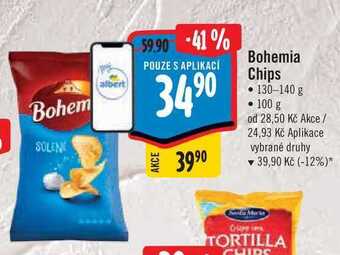 Albert Bohemia chips 130-140 g nabídka